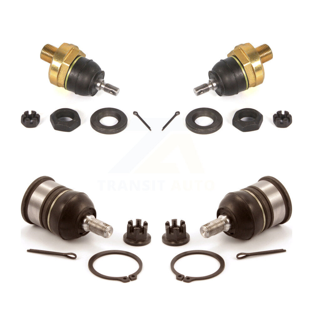Lower & Upper Suspension Ball Joints Front Kit For Acura Integra Honda CRX