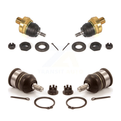 Lower & Upper Suspension Ball Joints Front Kit For Acura Integra Honda CRX