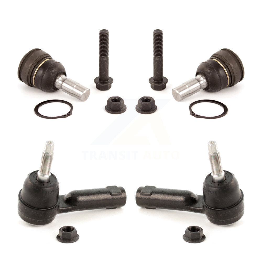 Suspension Ball Joint And Tie Rod End Front Kit For Ford Mustang
