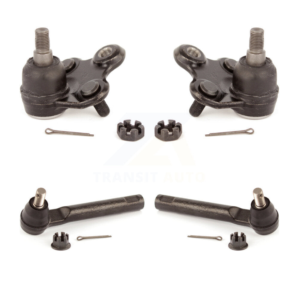 Ball Joint And Tie Rod End Front Kit For Honda CR-V Vehicles Manufactured In USA