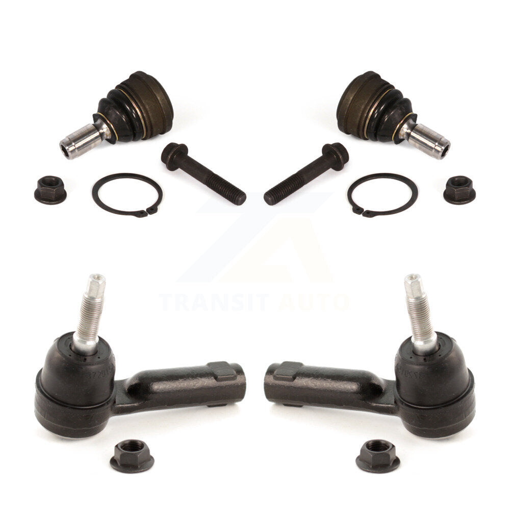 Suspension Ball Joint And Tie Rod End Front Kit For Ford Mustang