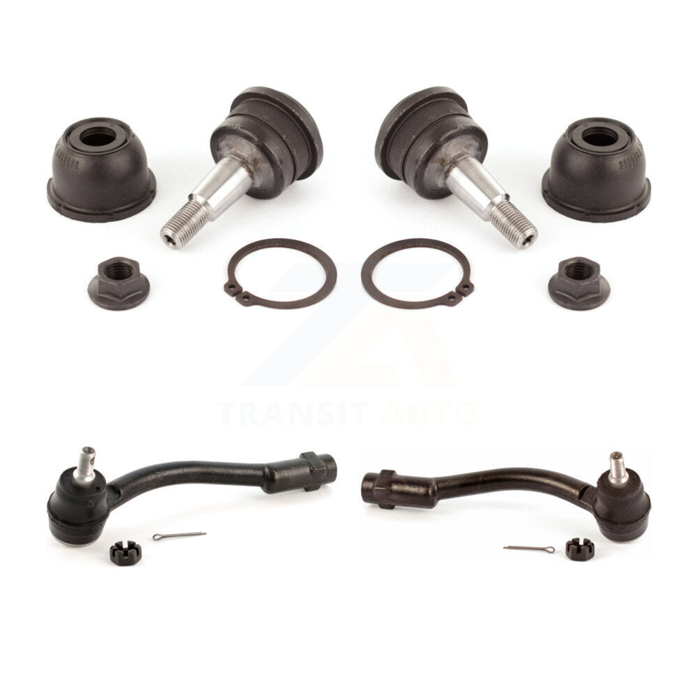 Suspension Ball Joint & Tie Rod End Front Kit For 2006 Hyundai Accent Hatchback