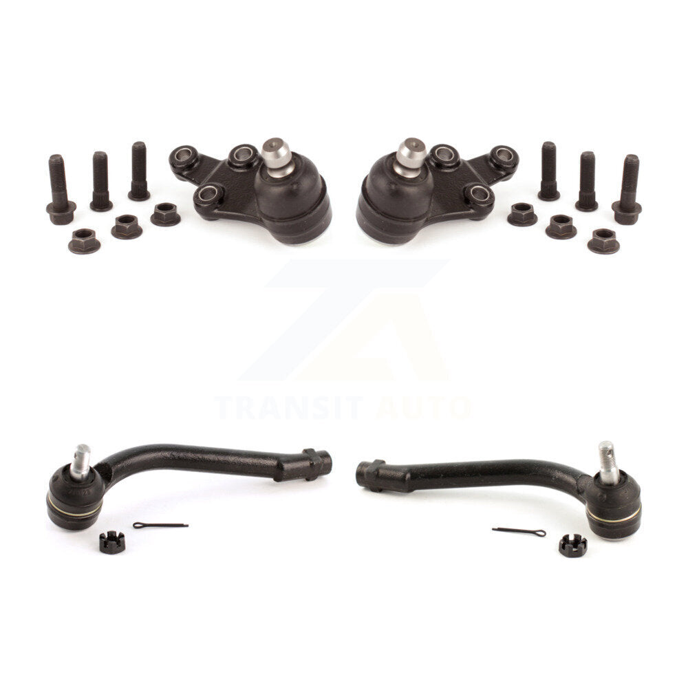 Suspension Ball Joint And Tie Rod End Front Kit For 2007-2012 Hyundai Veracruz