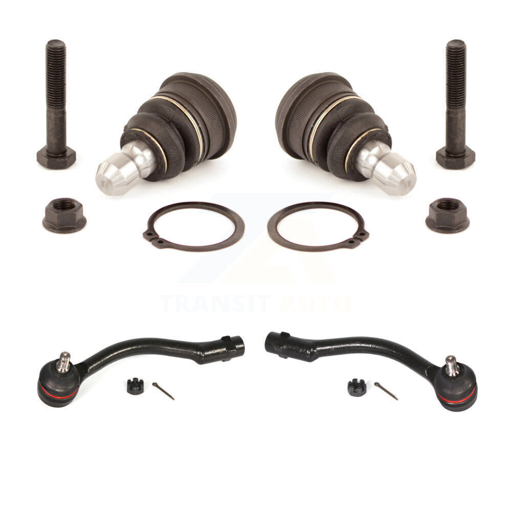 Suspension Ball Joint And Tie Rod End Front Kit For Kia Rio