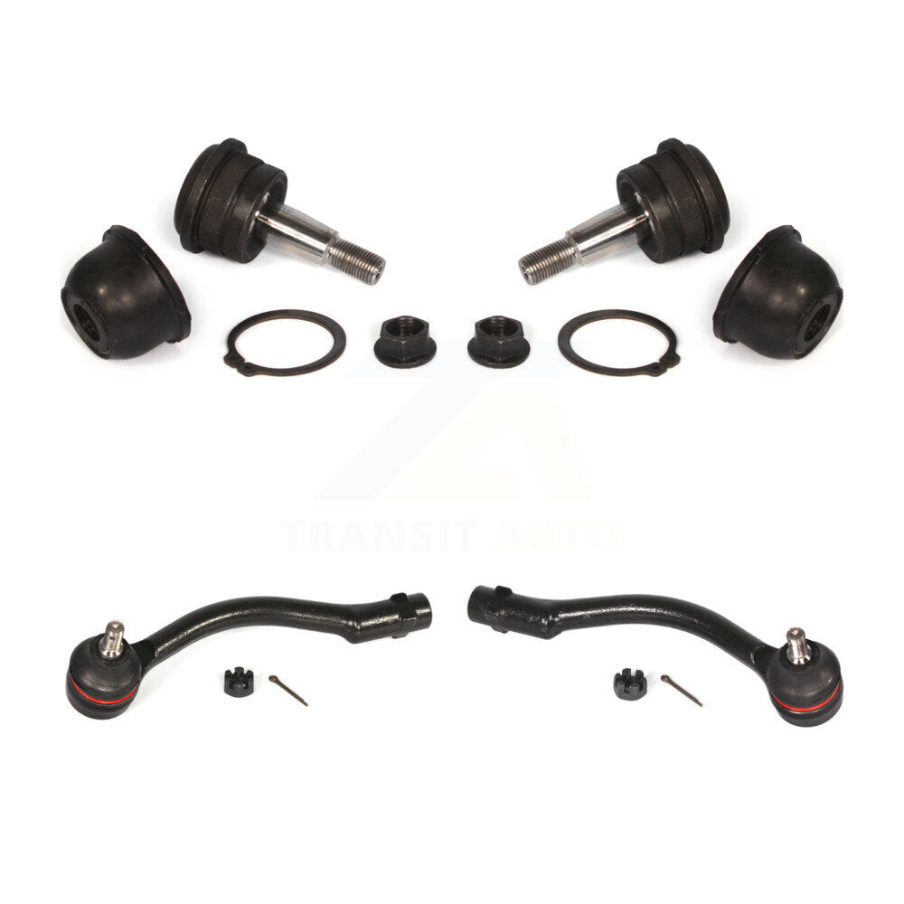 Suspension Ball Joint And Tie Rod End Front Kit For Hyundai Accent