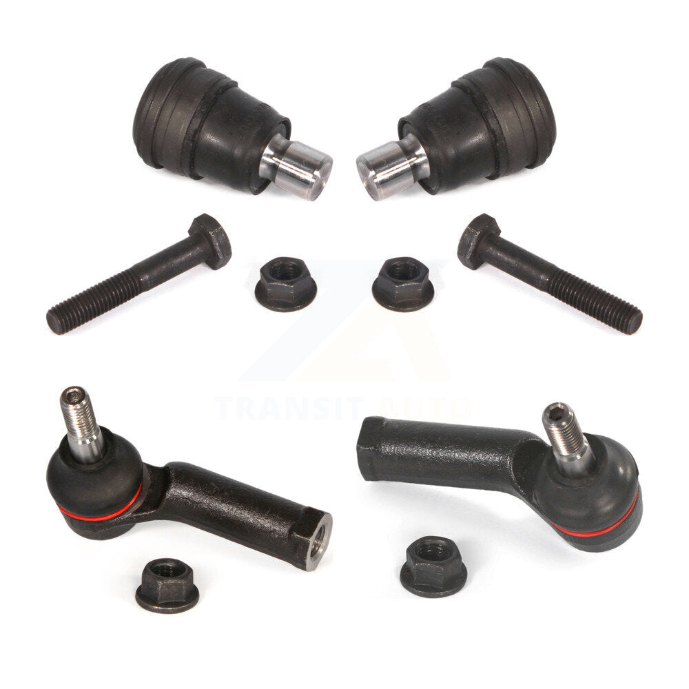 Suspension Ball Joint And Tie Rod End Front Kit For 2011-2019 Ford Fiesta
