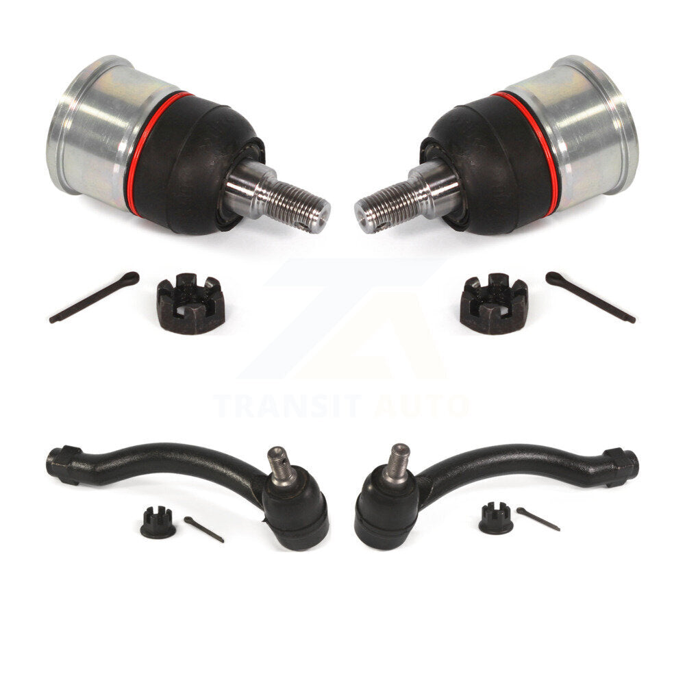 Suspension Ball Joint And Tie Rod End Front Kit For 2009-2014 Acura TL
