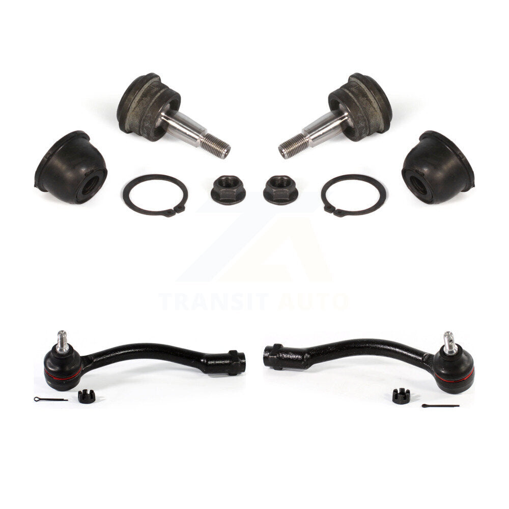 Suspension Ball Joint And Tie Rod End Front Kit For Kia Forte Forte5 Koup
