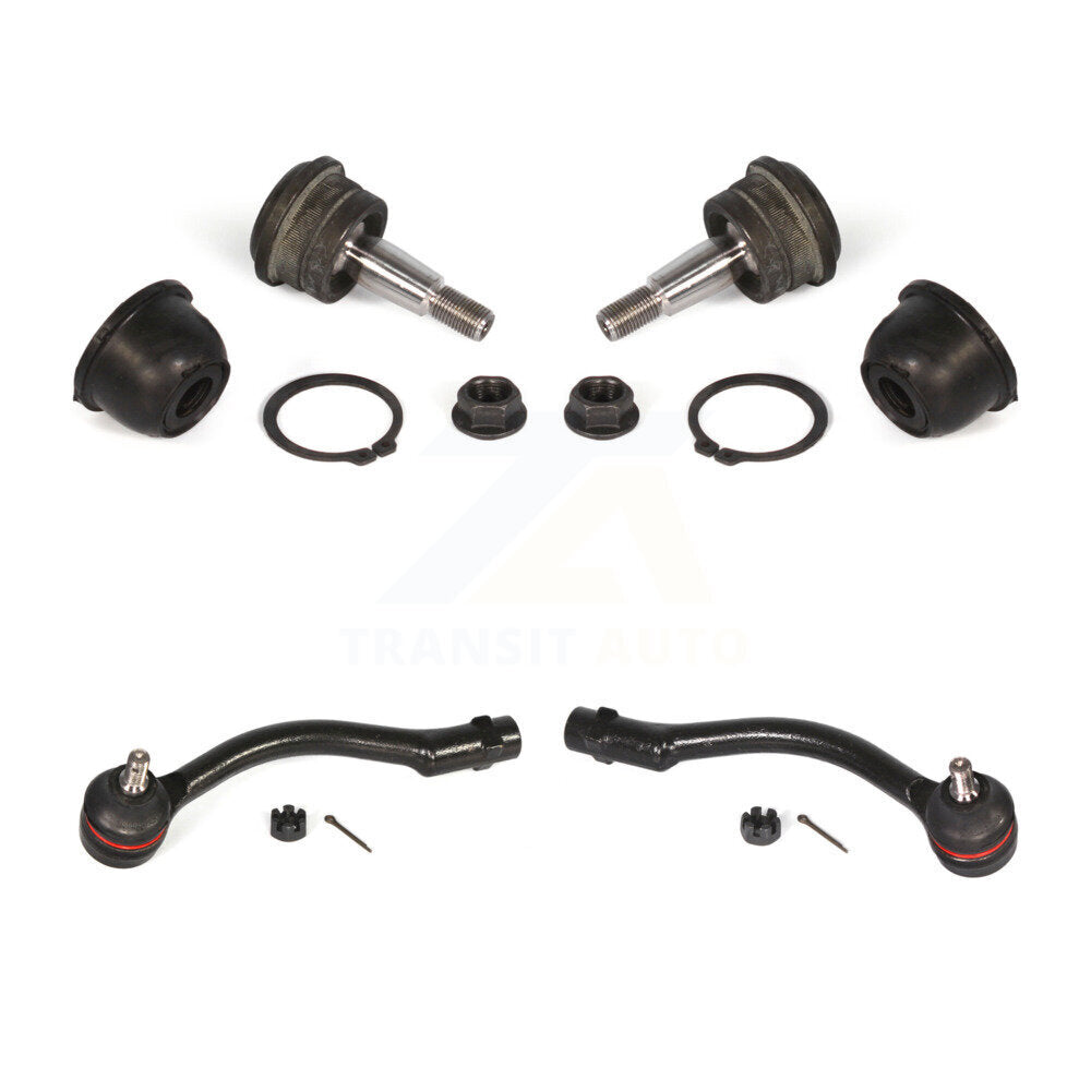 Suspension Ball Joint And Tie Rod End Front Kit For Hyundai Accent