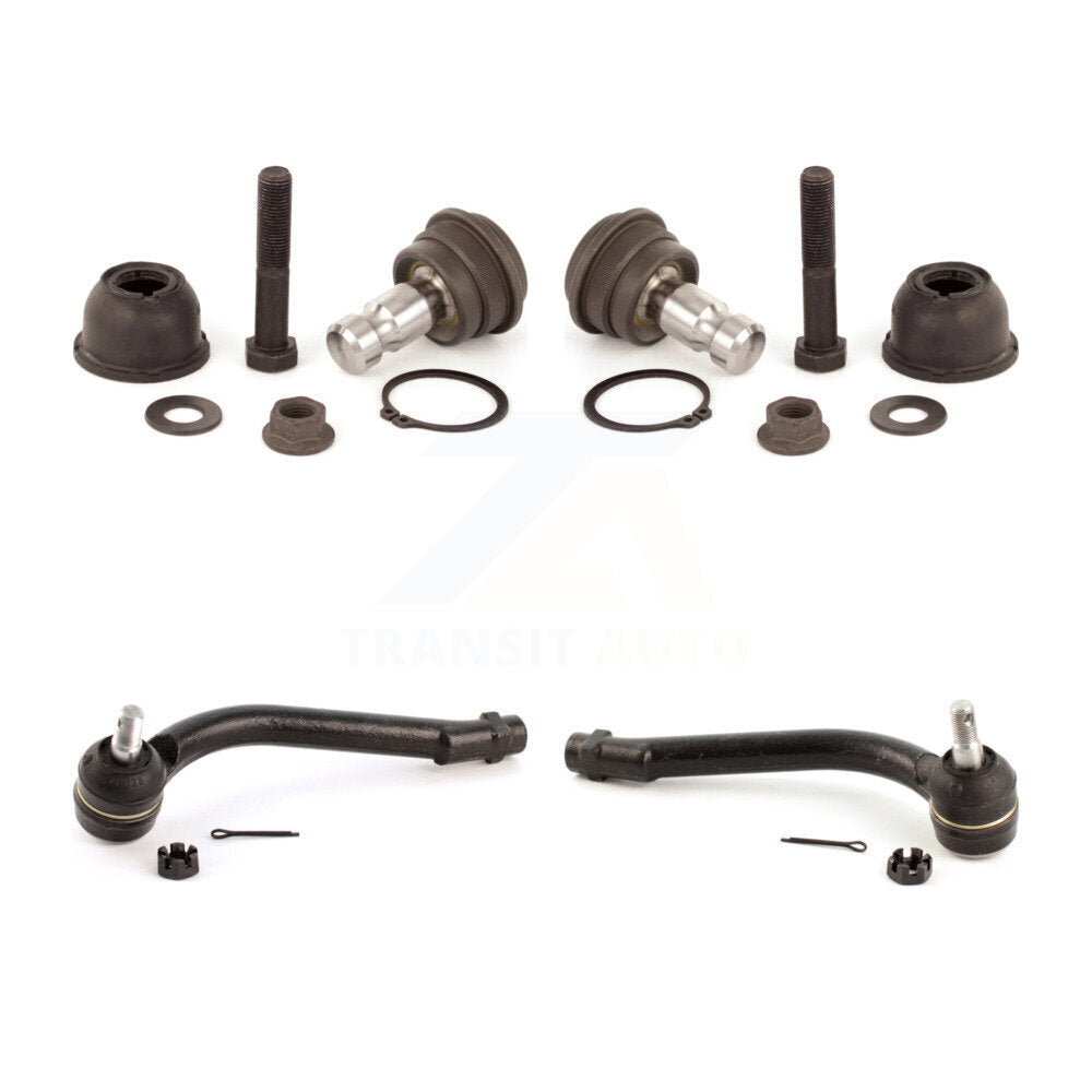 Suspension Ball Joint And Tie Rod End Front Kit For Hyundai Santa Fe Kia Sorento