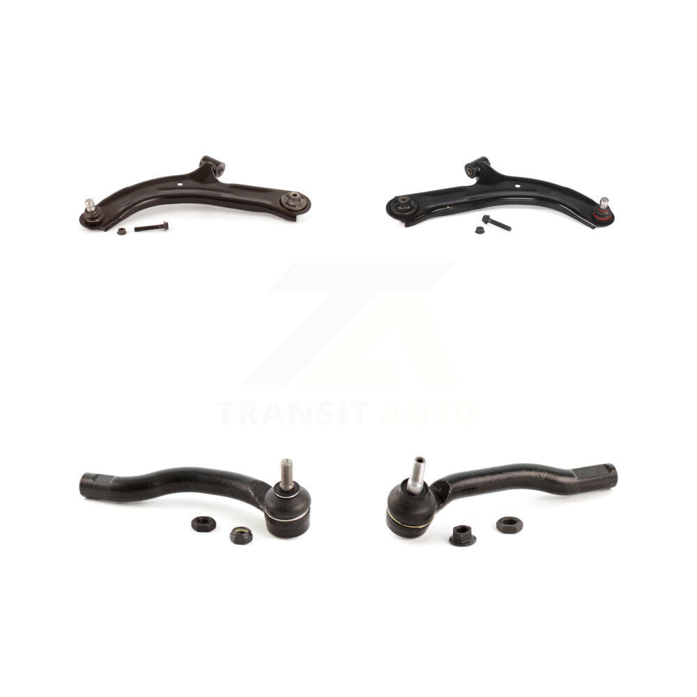 Suspension Control Arm Assembly And Tie Rod End Front Kit For Nissan Versa Cube