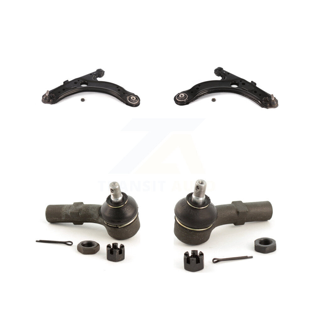 Suspension Control Arm Assembly Tie Rod End Front Kit For Volkswagen Jetta Golf