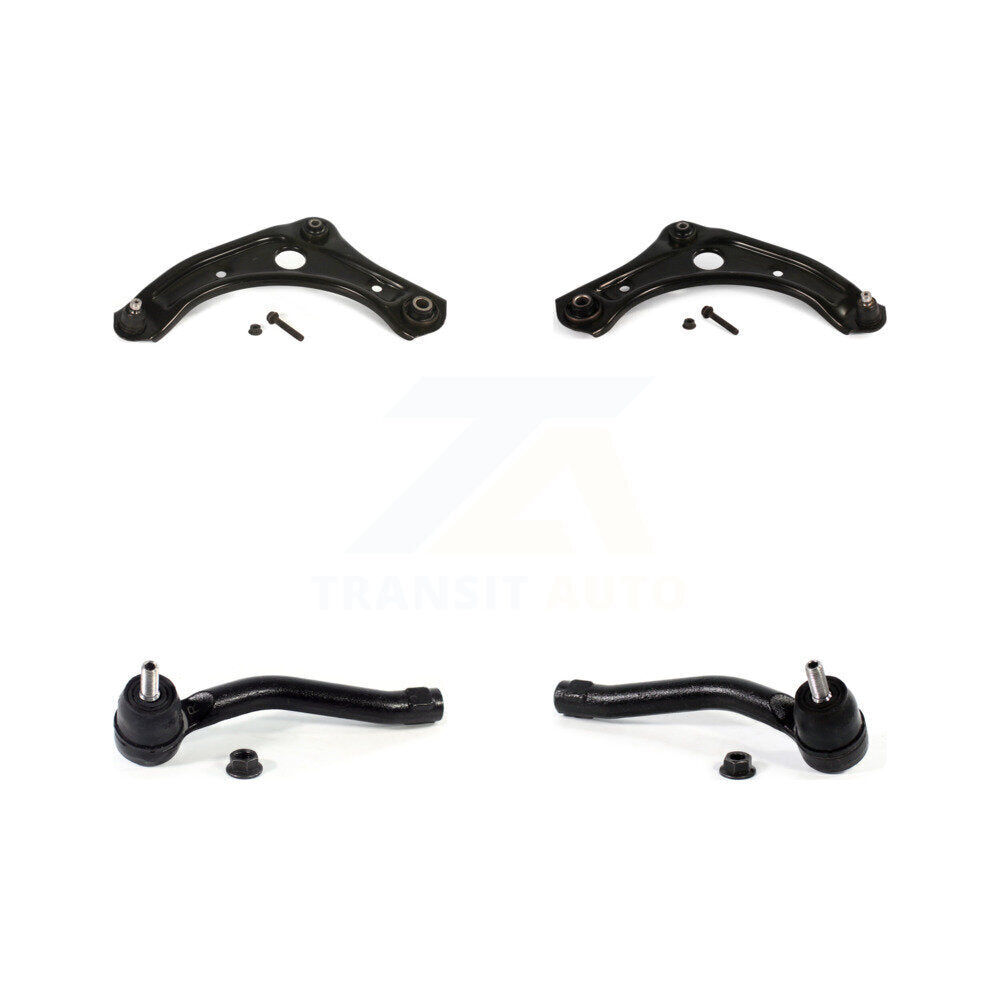 Suspension Control Arm Assembly And Tie Rod End Front Kit For Nissan Micra Versa