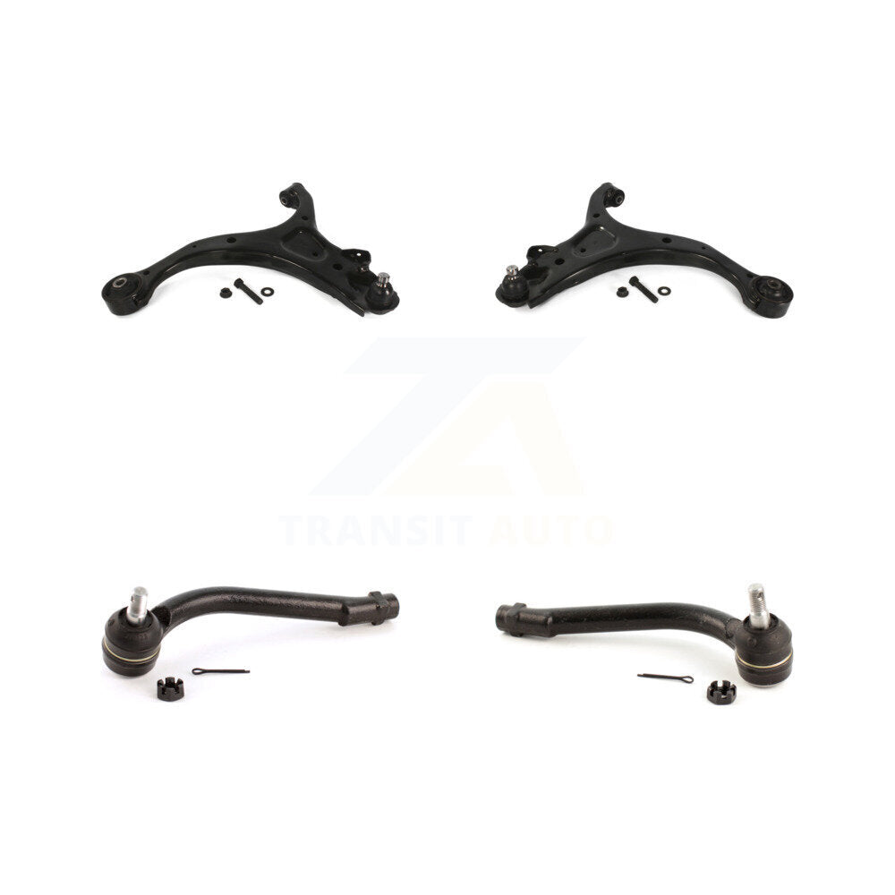 Suspension Control Arm Assembly & Tie Rod End Front Kit For Hyundai Santa Fe Kia
