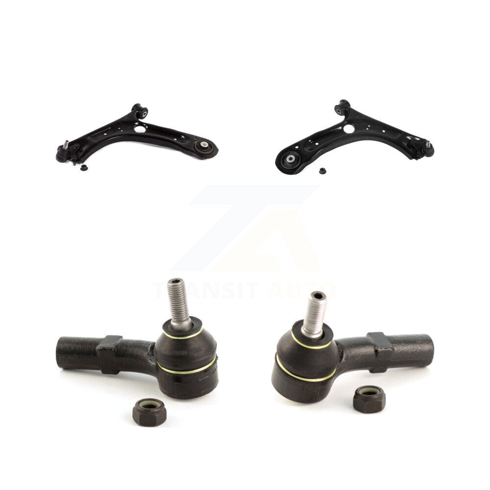 Suspension Control Arm Assembly And Tie Rod End Front Kit For Volkswagen Jetta