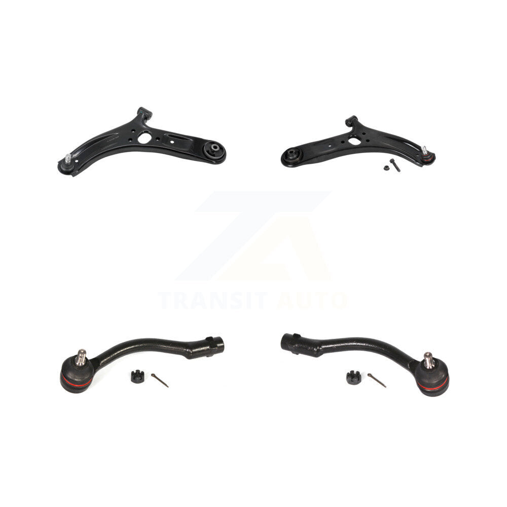 Suspension Control Arm Assembly And Tie Rod End Front Kit For Kia Rio