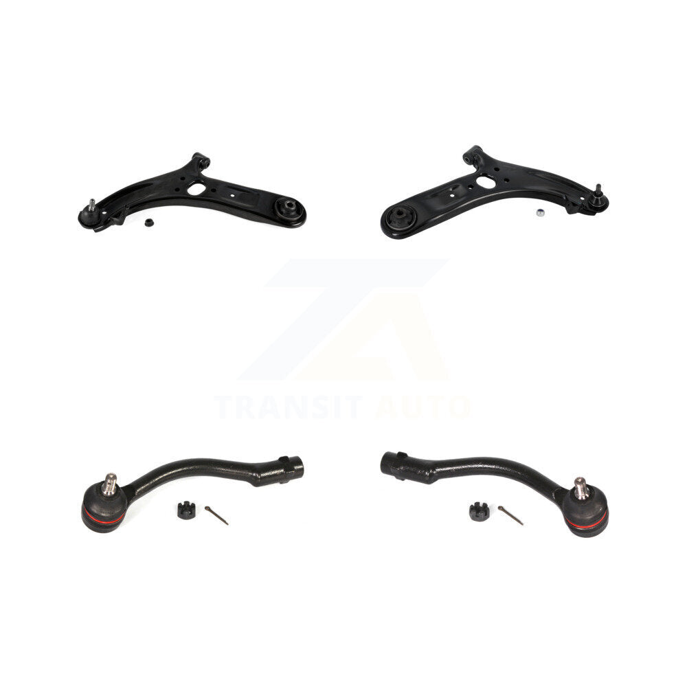Suspension Control Arm And Tie Rod End Front Kit For 2012-2017 Hyundai Accent