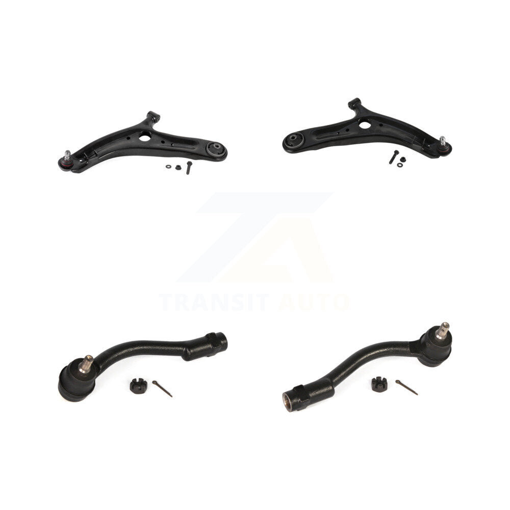 Suspension Control Arm Assembly And Tie Rod End Front Kit For Kia Soul