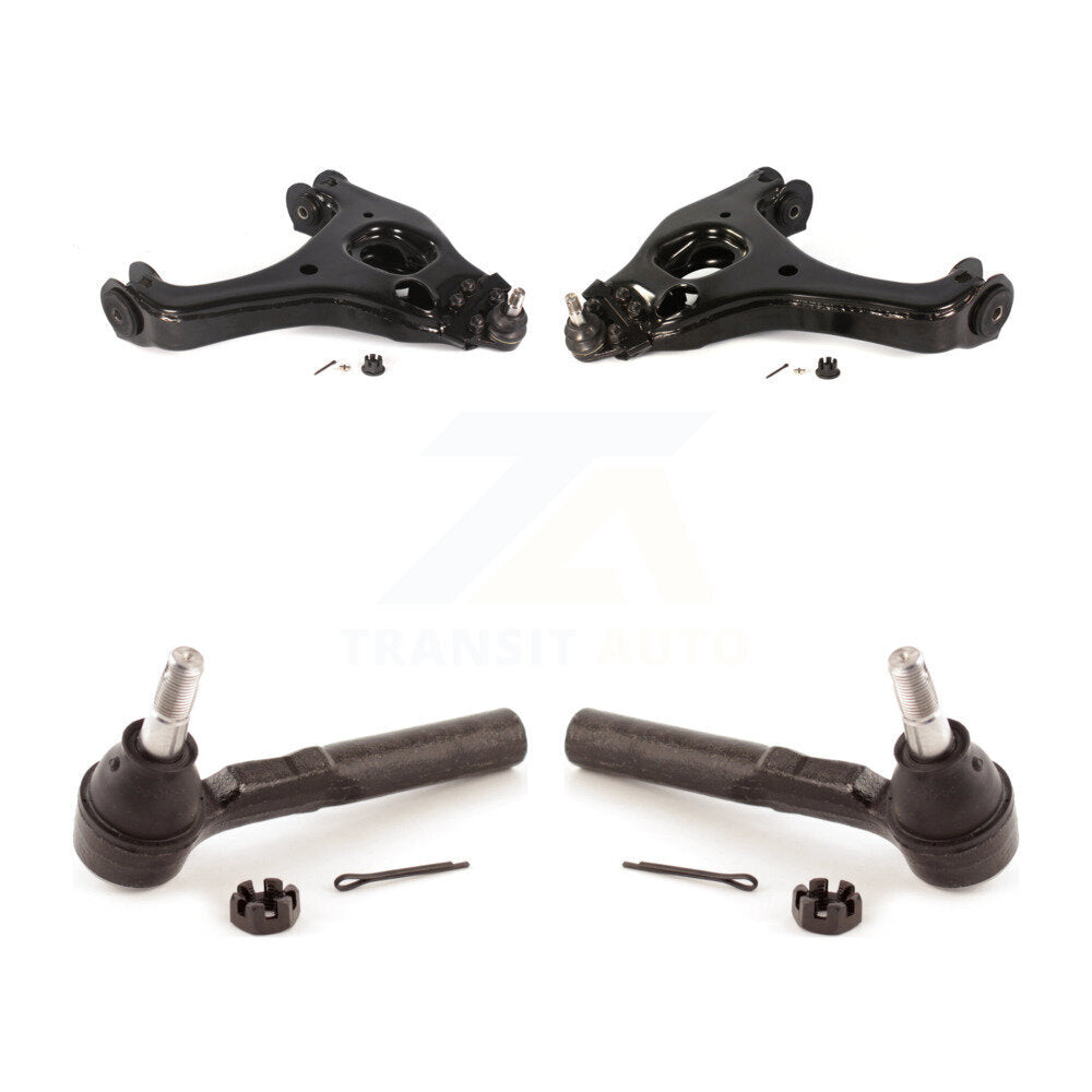 Suspension Control Arm Assembly & Tie Rod End Front Kit For Chevrolet Silverado