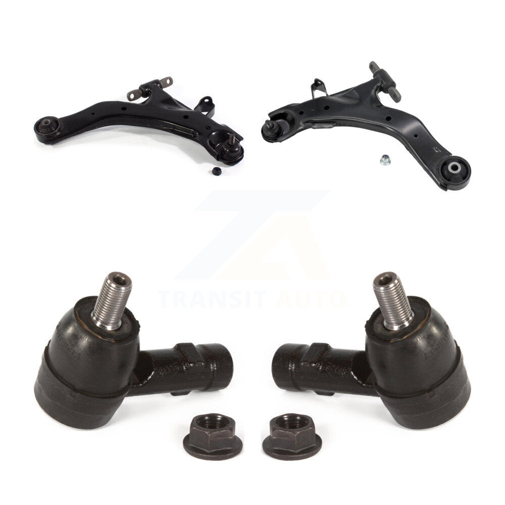 Suspension Control Arm Assembly & Tie Rod End Front Kit For Kia Spectra Hyundai