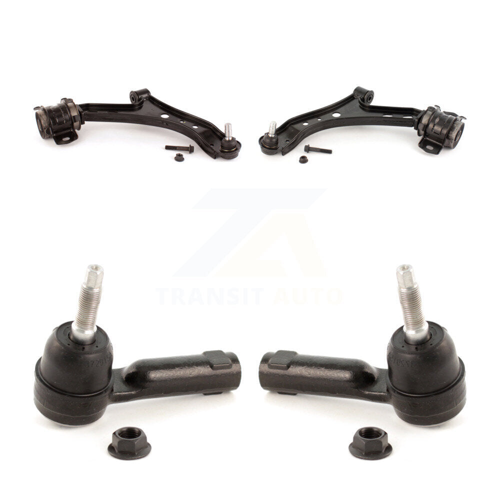 Suspension Control Arm Assembly And Tie Rod End Front Kit For Ford Mustang