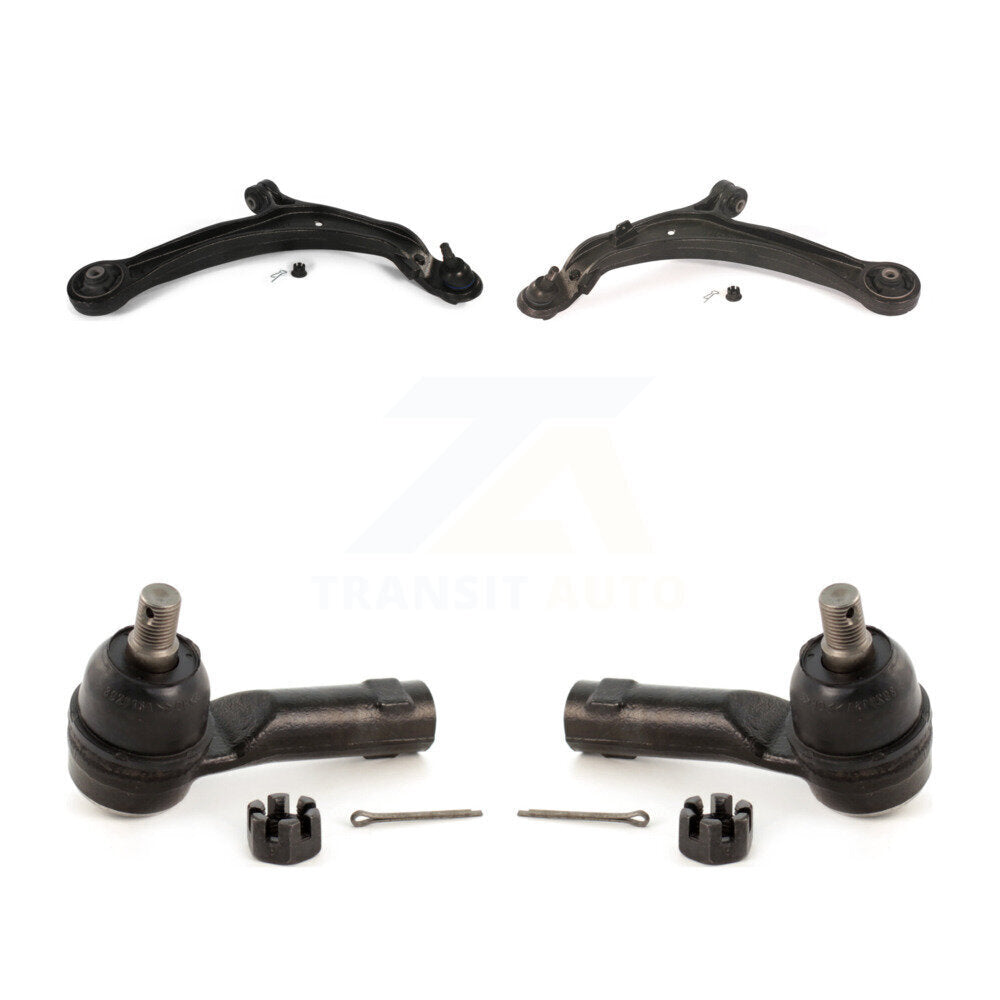 Suspension Control Arm And Tie Rod End Front Kit For 2011-2017 Honda Odyssey