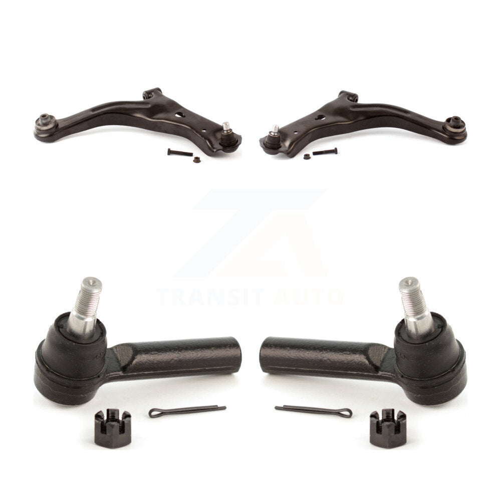 Suspension Control Arm Assembly And Tie Rod End Front Kit For Ford Escape Mazda