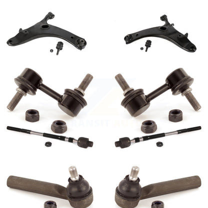Control Arm & Ball Joint Tie Rod End Link Front Kit (8Pc) For Subaru Impreza WRX