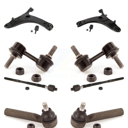 Control Arm And Ball Joint Tie Rod End Link Front Kit (8Pc) For Subaru Forester