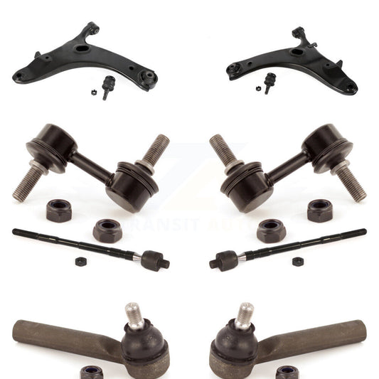 Control Arm And Ball Joint Tie Rod End Link Front Kit (8Pc) For Subaru Forester