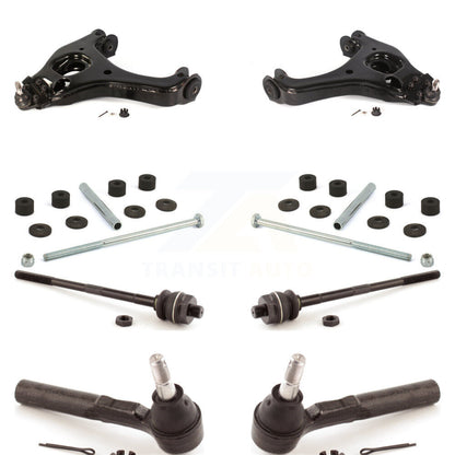 Control Arm Ball Joint Tie Rod End Link Front Kit (8Pc) For Chevrolet Silverado