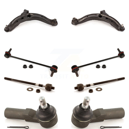 Control Arm Ball Joint Tie Rod End Link Front Kit (8Pc) For 2000-2001 Mazda MPV