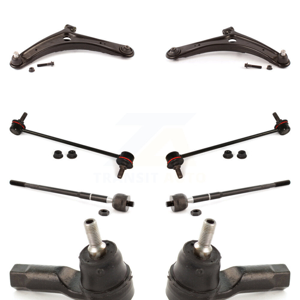 Control Arm & Ball Joint Tie Rod End Link Front Kit (8Pc) For Mitsubishi Lancer