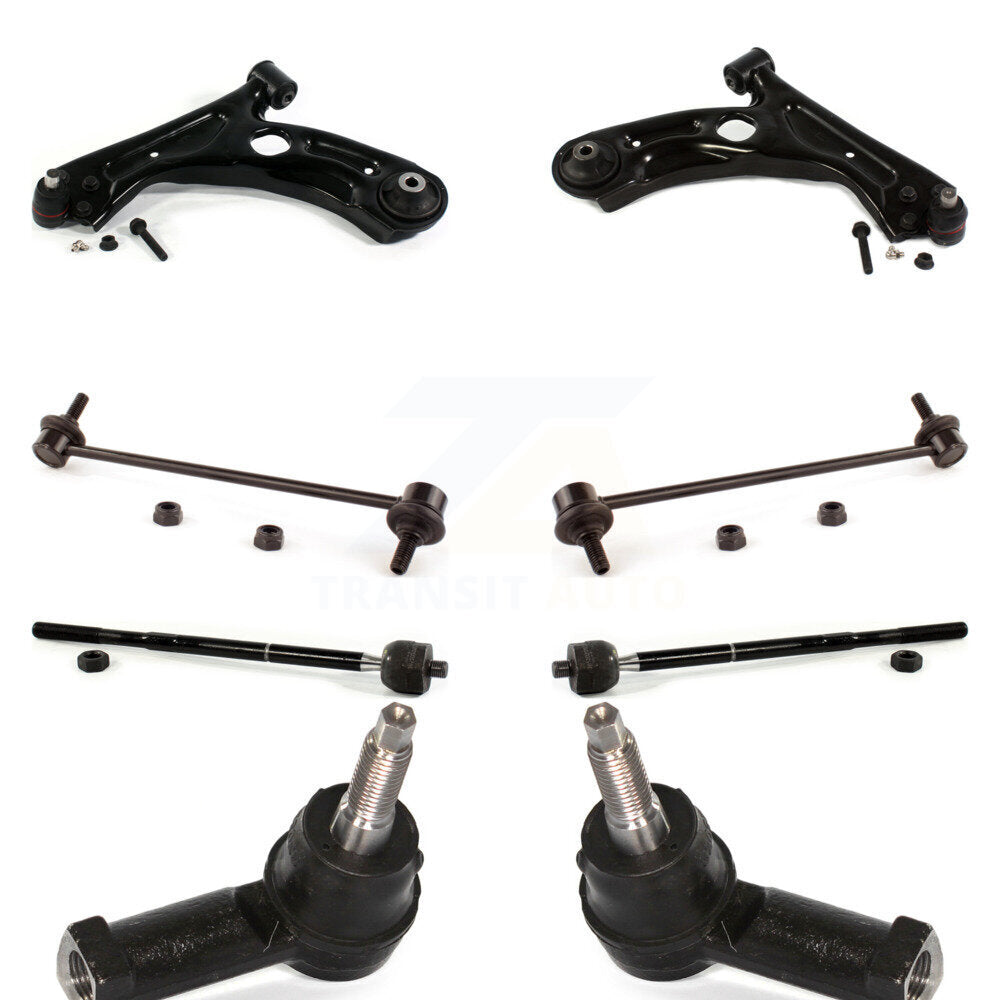 Control Arm And Ball Joint Tie Rod End Link Front Kit (8Pc) For Chevrolet Sonic