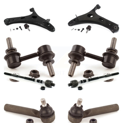 Control Arm And Ball Joint Tie Rod End Link Front Kit (8Pc) For Subaru Forester
