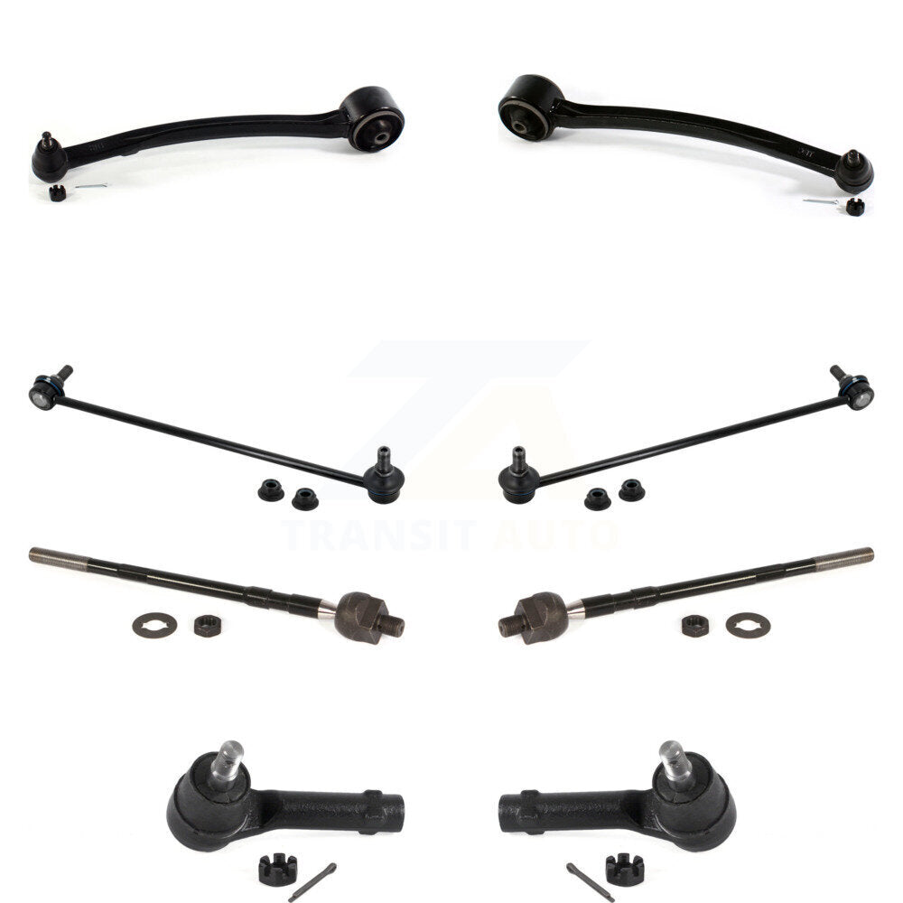Control Arm And Ball Joint Tie Rod End Link Front Kit For Hyundai Genesis Coupe