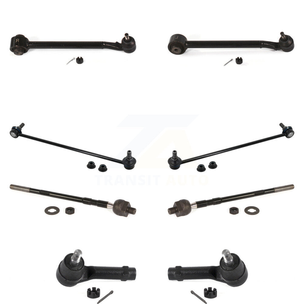 Control Arm And Ball Joint Tie Rod End Link Front Kit For Hyundai Genesis Coupe