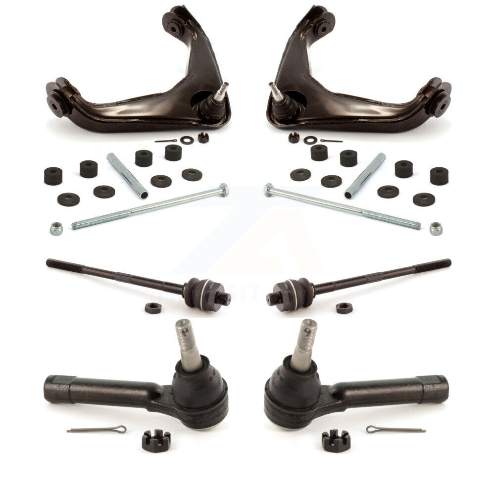 Control Arm & Ball Joint Tie Rod End Link Front Kit For Chevrolet Silverado 2500