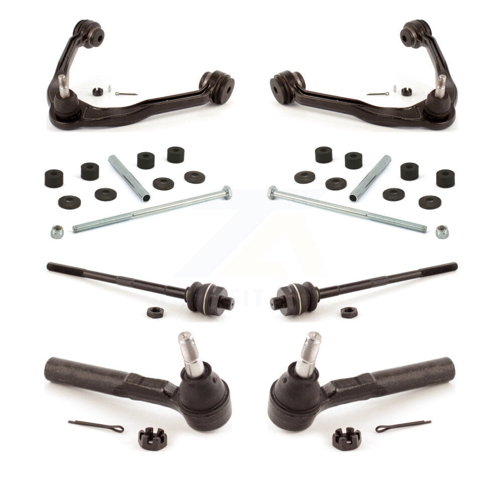 Control Arm & Ball Joint Tie Rod End Link Front Kit For Chevrolet Silverado 1500