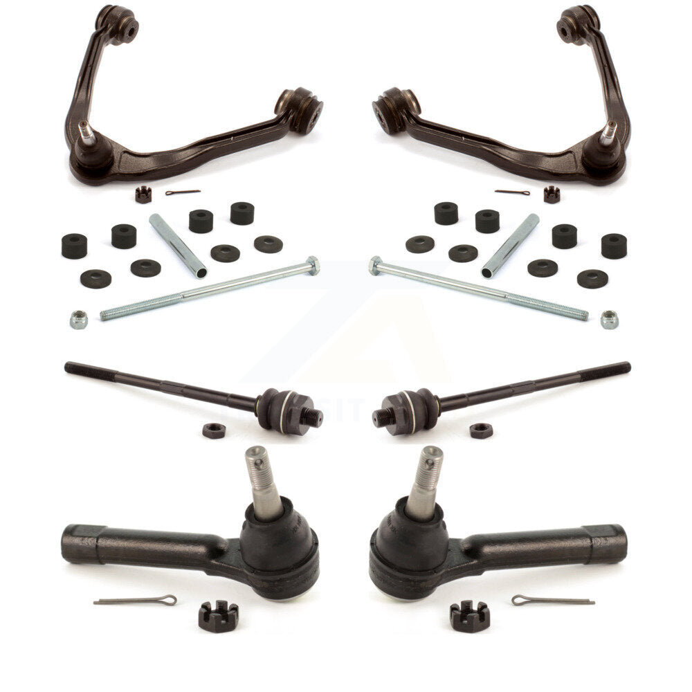 Control Arm Ball Joint Tie Rod End Link Front Kit For Chevrolet GMC Silverado XL