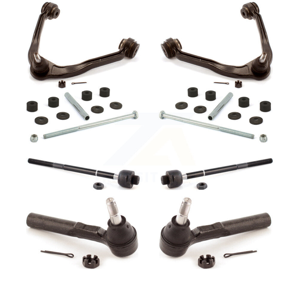 Control Arm & Ball Joint Tie Rod End Link Front Kit For Chevrolet Silverado 1500