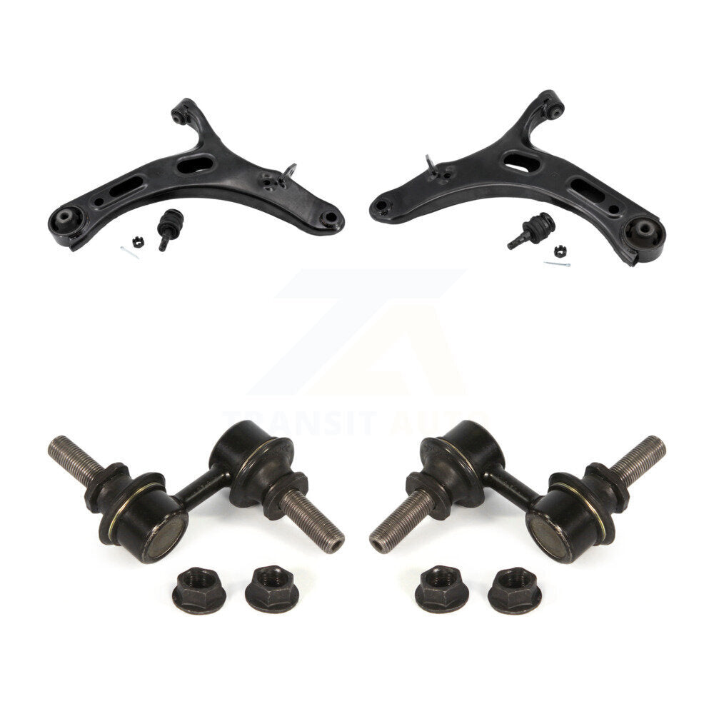 Suspension Control Arm And Ball Joint Link Front Kit For 2010-2014 Subaru Legacy