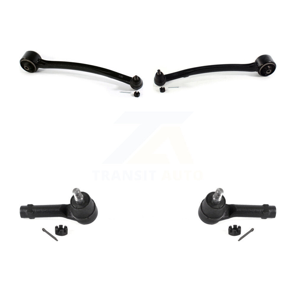 Suspension Control Arm Tie Rod End Front Kit For 2010-2016 Hyundai Genesis Coupe