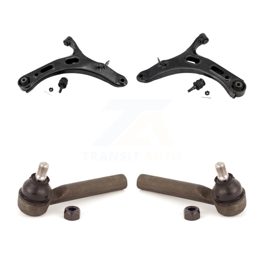 Suspension Control Arm Tie Rod End Front Kit For 2010-2014 Subaru Outback Legacy