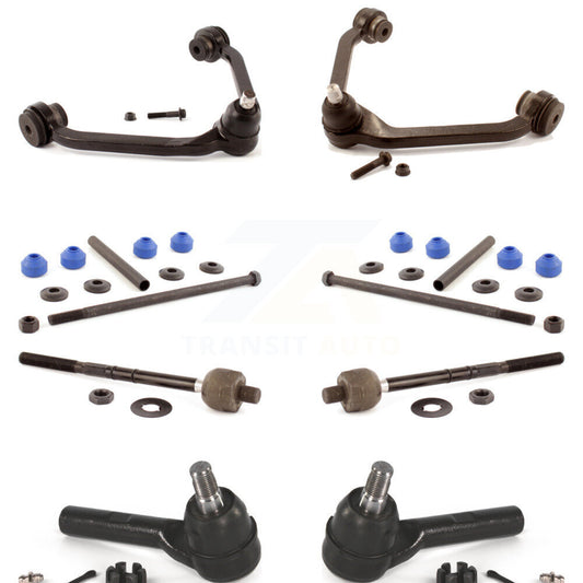 Arm And Ball Joint Tie Rod End Link Front Kit (8Pc) For Ford Explorer Sport Trac