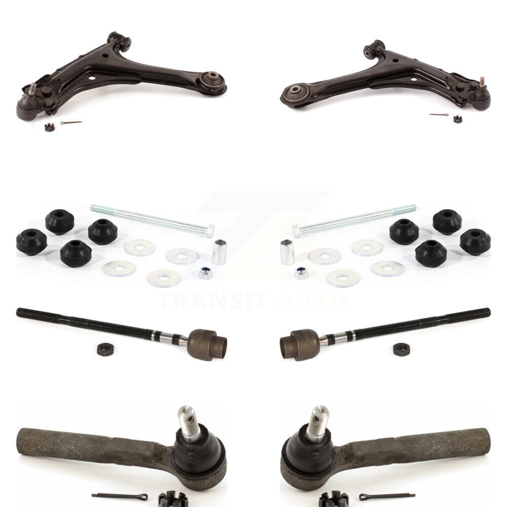 Control Arm & Ball Joint Tie Rod End Link Front Kit (8Pc) For Chevrolet Cavalier