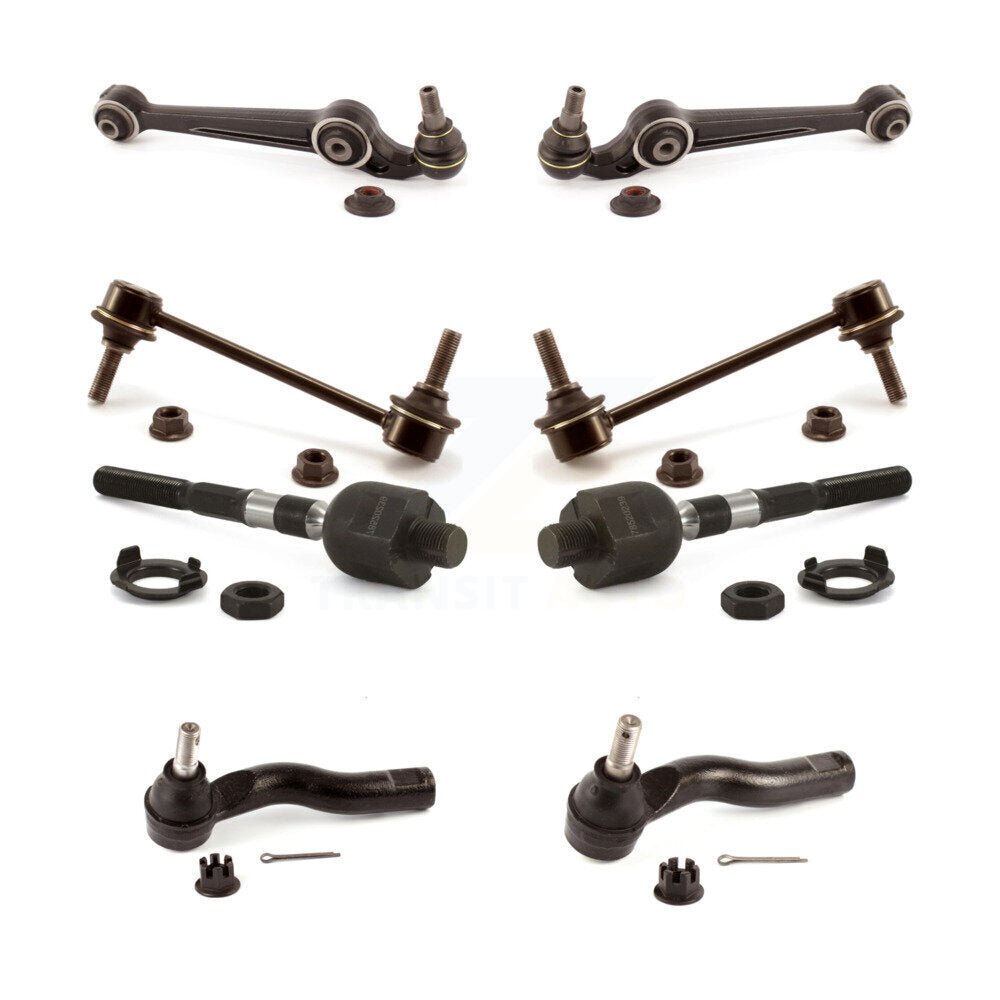 Control Arm Ball Joint Assembly Tie Rod End Link Front Kit (8Pc) For Lincoln MKZ