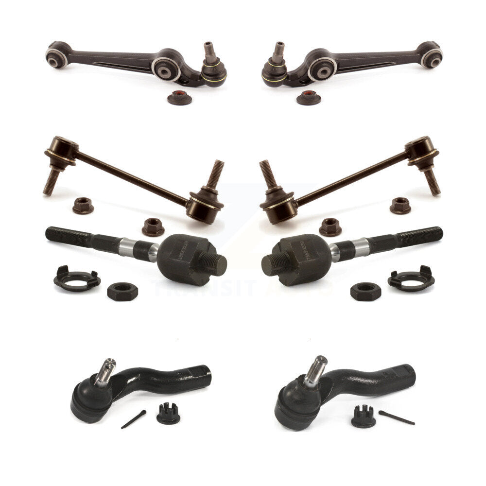 Control Arm Ball Joint Tie Rod End Link Front Kit (8Pc) For Ford Fusion Lincoln