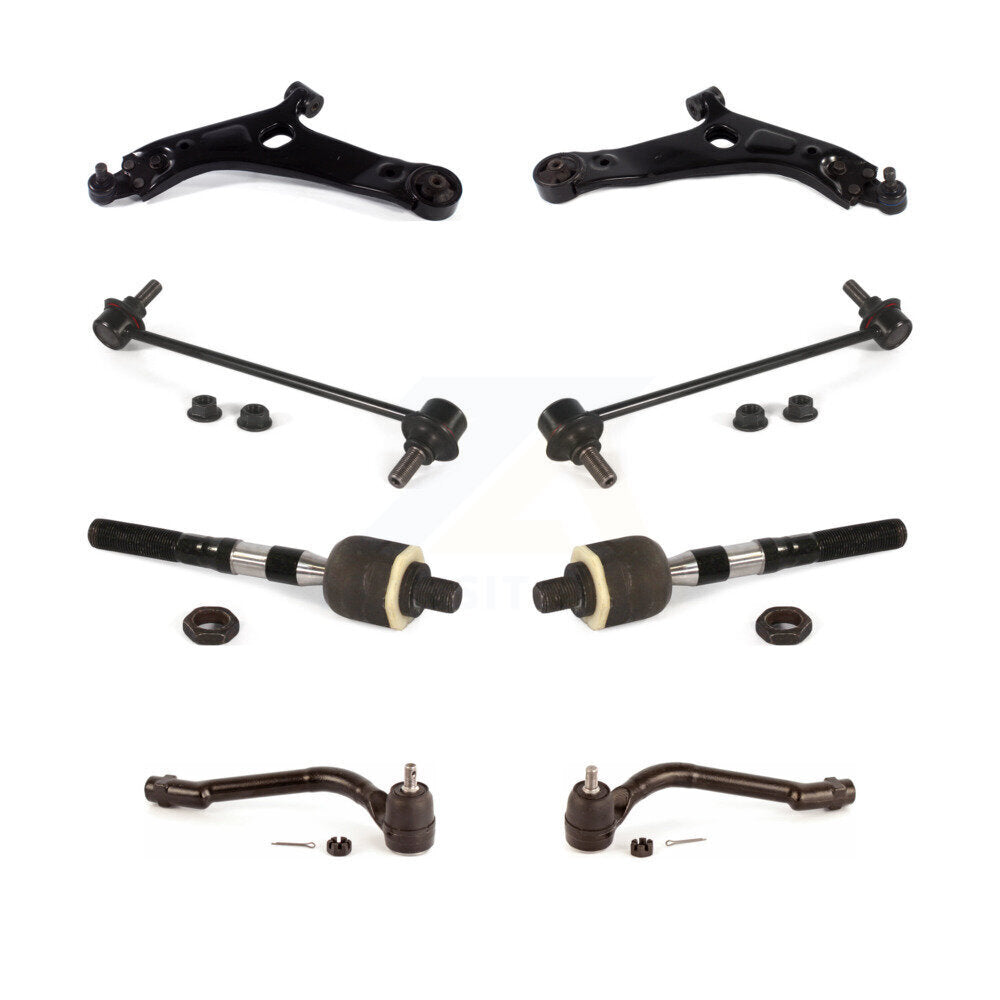 Control Arm & Ball Joint Tie Rod End Link Front Kit (8Pc) For Hyundai Tucson Kia