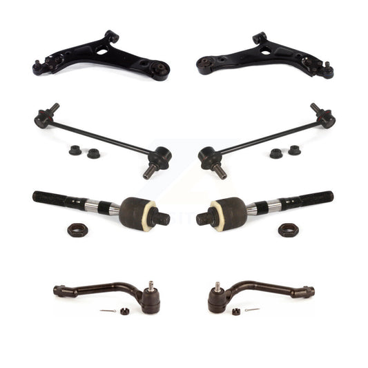 Control Arm & Ball Joint Tie Rod End Link Front Kit (8Pc) For Hyundai Tucson Kia